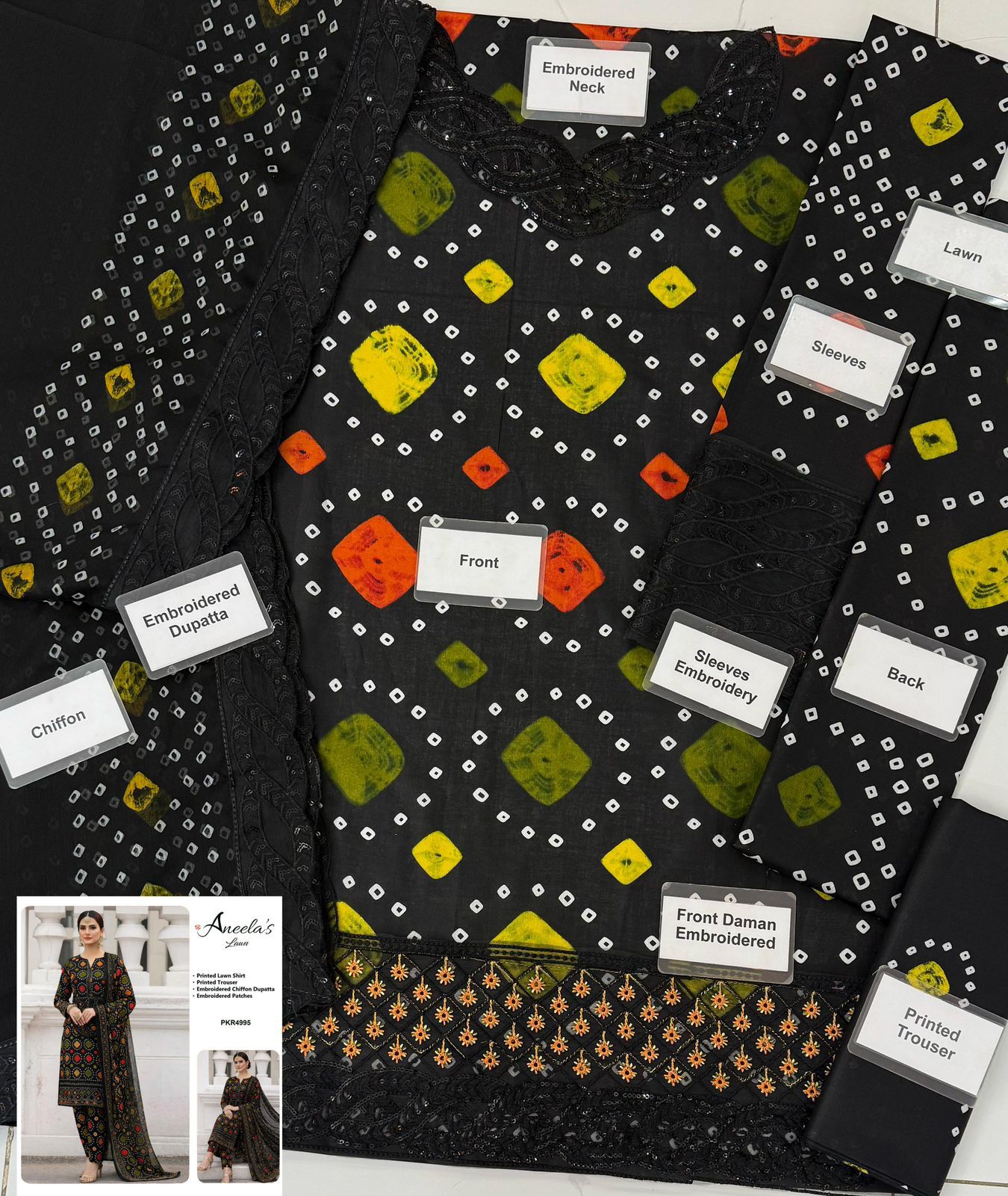 Embroidery Collection < ☆Brand Name : Aneela’s Collection☆