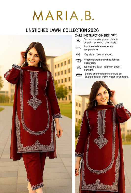 SUMMER COLLECTION 2026 > Lawn Embroidered 2pc