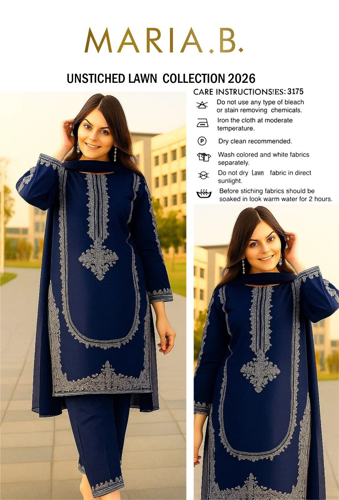 SUMMER COLLECTION 2026 > Lawn Embroidered 2pc